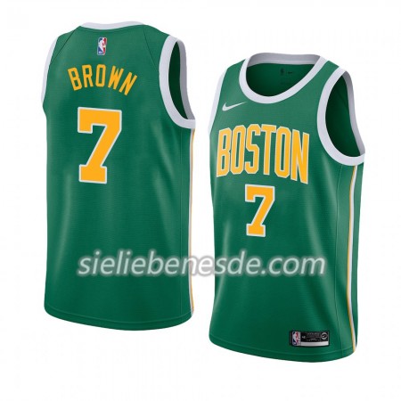 Herren NBA Boston Celtics Trikot Jaylen Brown 7 2018-19 Nike Grün Swingman